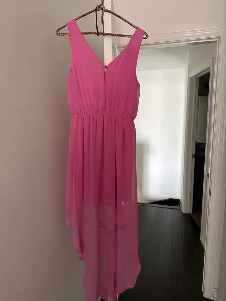 Pink high-low dress - size small image indicator(2)