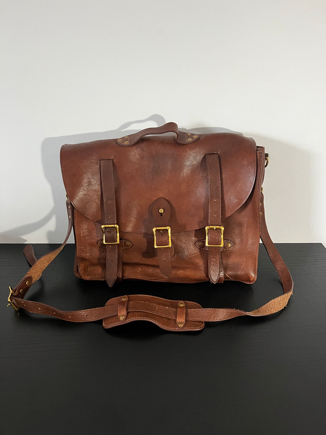 J Crew Leather Messenger Bag - photo 3