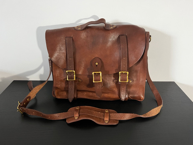 J Crew Leather Messenger Bag - photo 4
