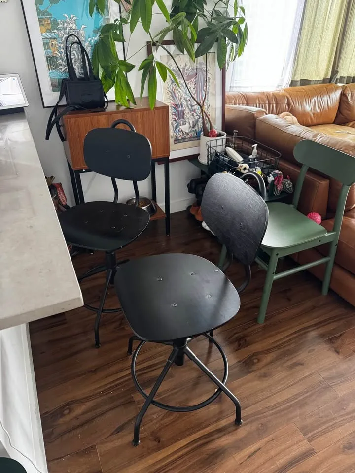 2 kitchen barstools (west elm, org. $600) image indicator(3)