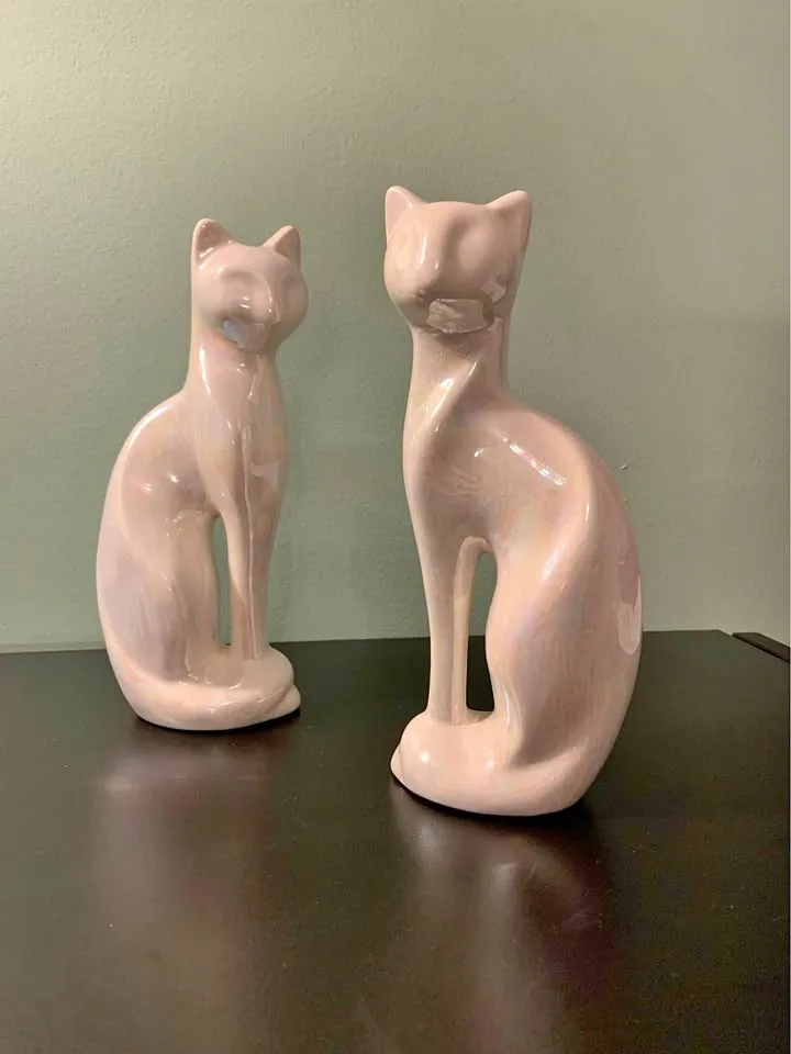 Vintage ceramic cat figurines-$50 firm thumbnail