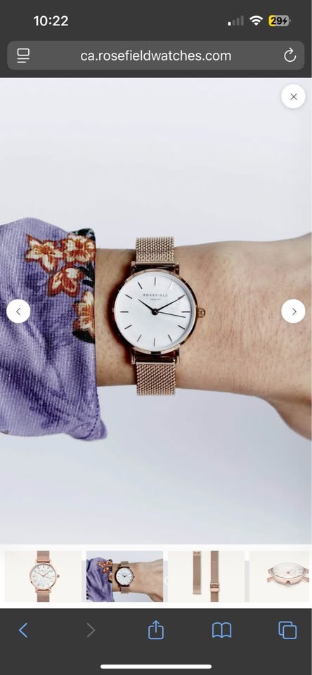 Rosefield Small Edit Rose Gold Watch - photo 2