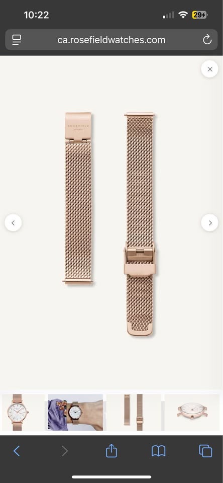 Rosefield Small Edit Rose Gold Watch - photo 3