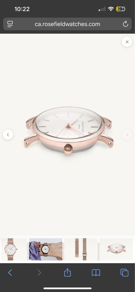 Rosefield Small Edit Rose Gold Watch - photo 4