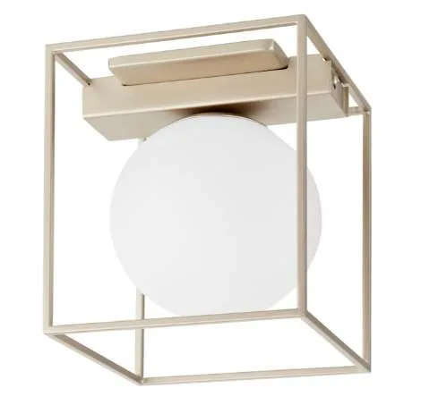 EGLO Vallaspra 1-Light Flush Mount - Champagne thumbnail