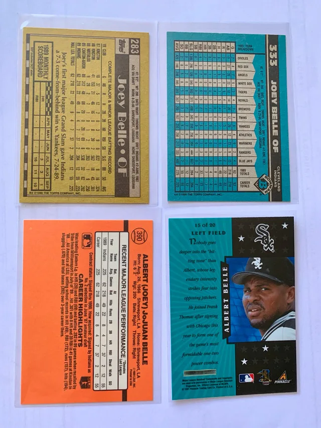 10 Joey Belle Rookie Cards MLB image indicator(2)