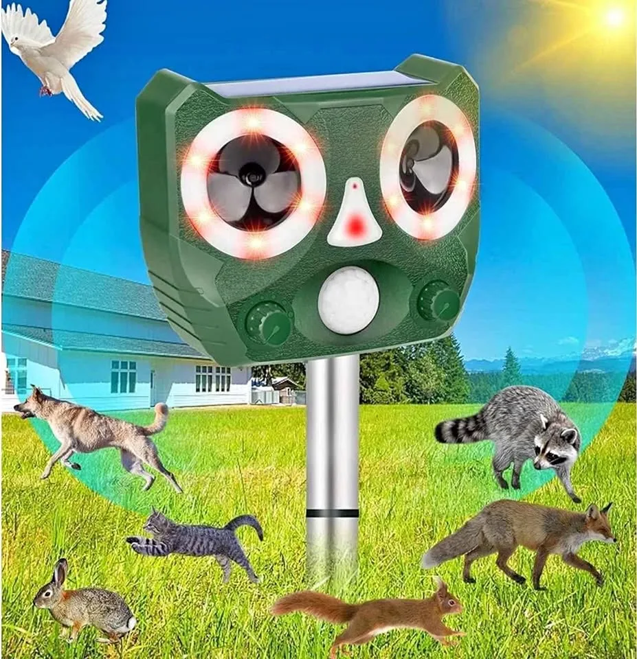 Solar Powered Ultrasonic Animal Repeller thumbnail
