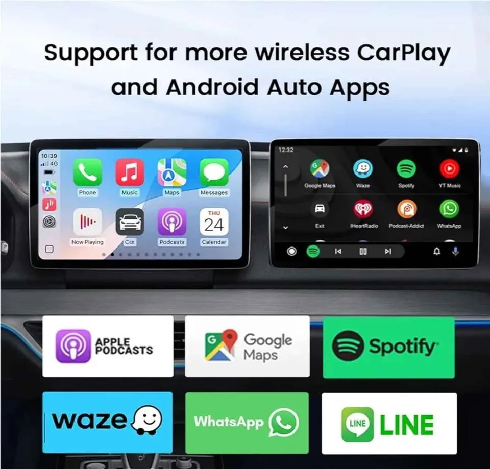 Wireless CarPlay Adapter CarlinKit MINI5 PRO (Dark Blue) image indicator(4)