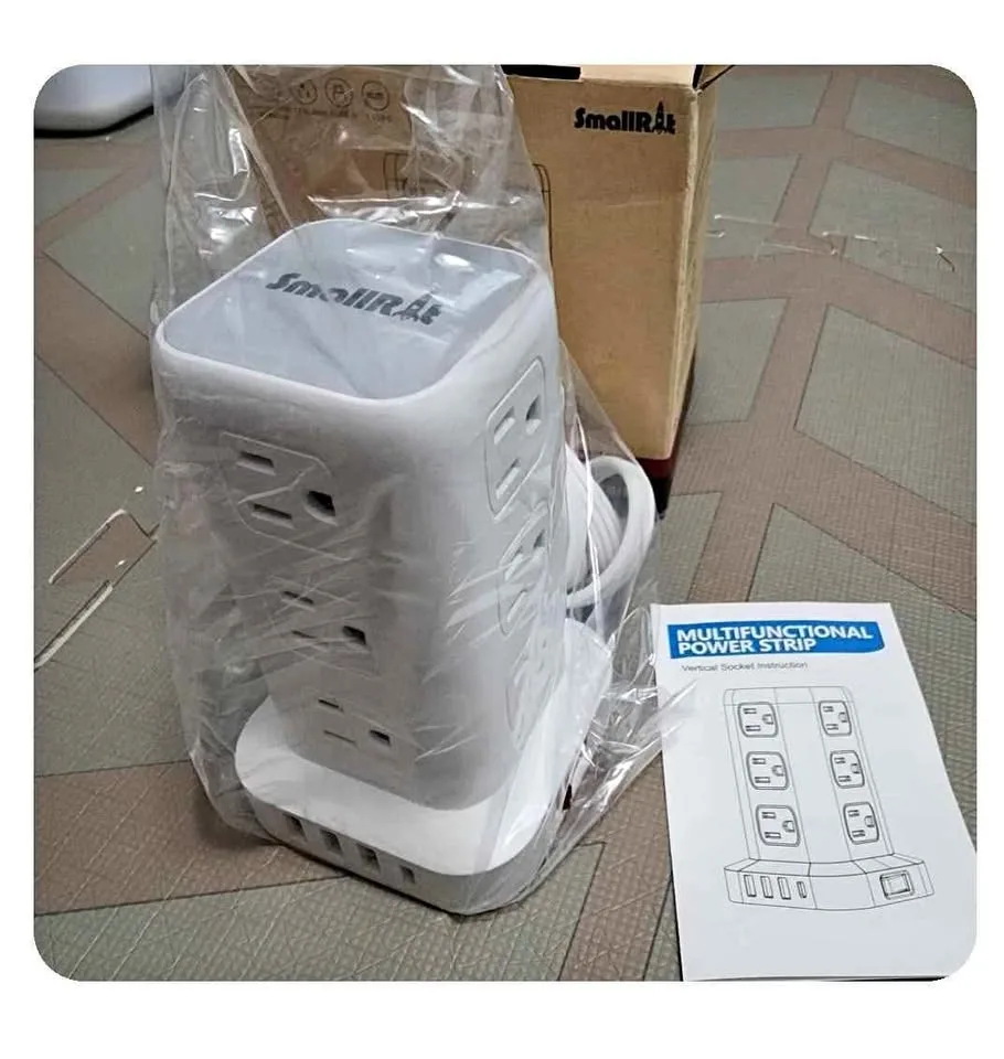 Power Strip Tower Surge Protector 12 Outlets 4 USB thumbnail