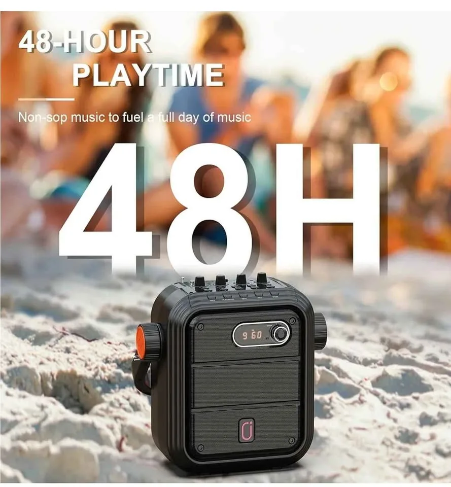 JYX Karaoke Machine with 2 UHF Wireless Microphones image indicator(3)