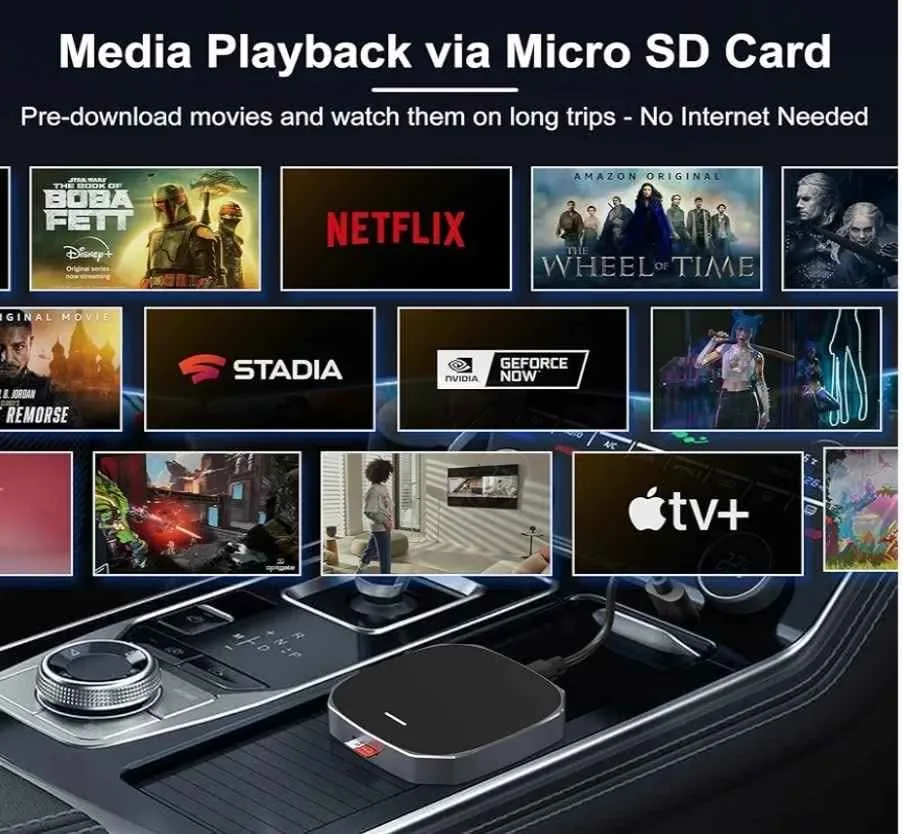 Carplay Adapter with YouTube. New. image indicator(5)