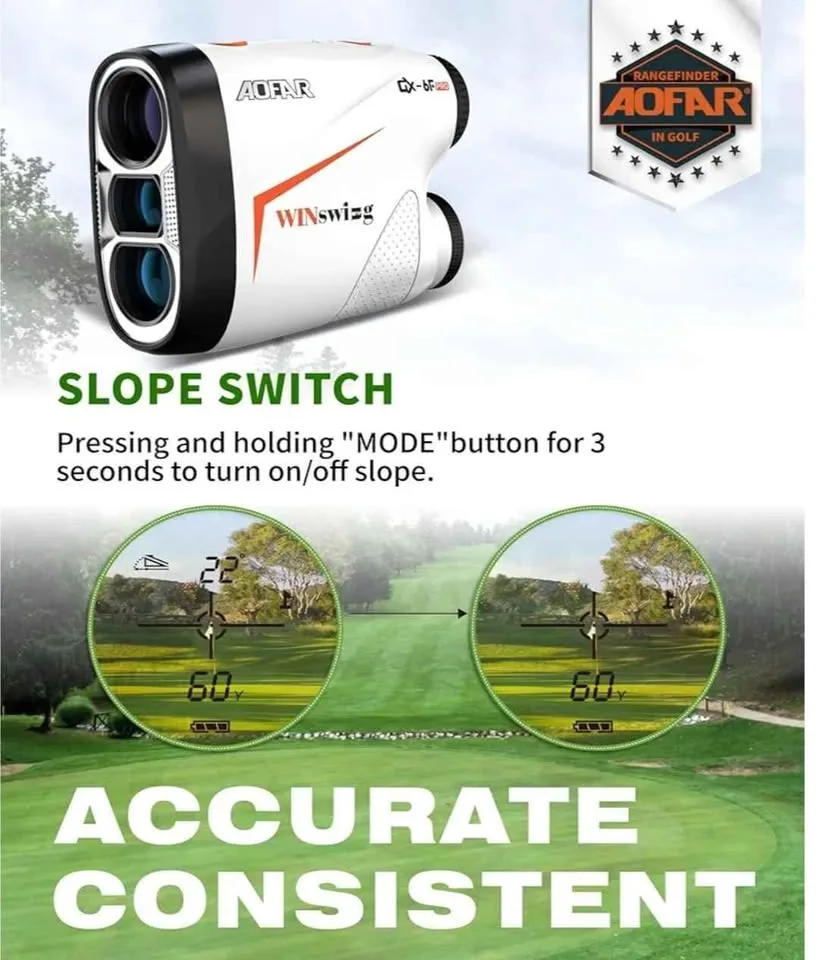 AOFAR GX-6F PRO Golf Rangefinder Grey image indicator(5)