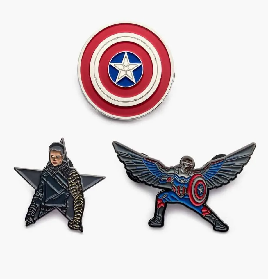 Marvel Studios: The Falcon and The Winter Soldier 3 Pin Set image indicator(2)