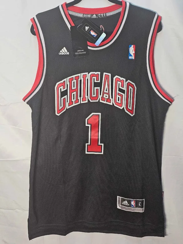 Chicago Bulls Jersey-Rose #1 Adidas Size Large thumbnail