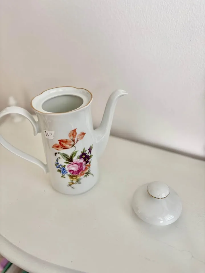 Vintage Floral Teapot - Made in Germany image indicator(3)