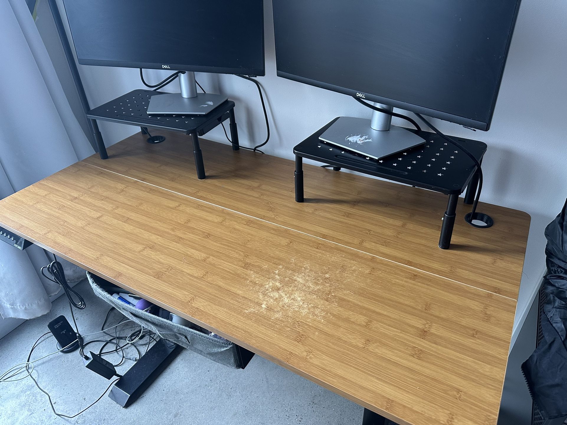 Fezibo Electric Standup Desk (Rustic Brown) - photo 2