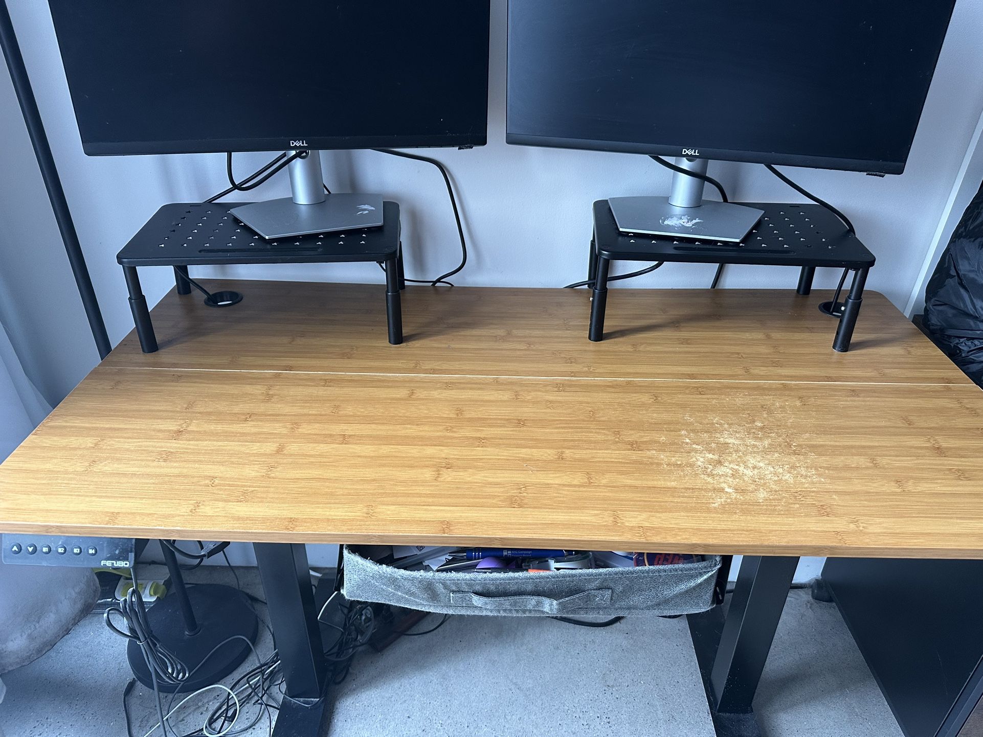 Fezibo Electric Standup Desk (Rustic Brown) - photo 5