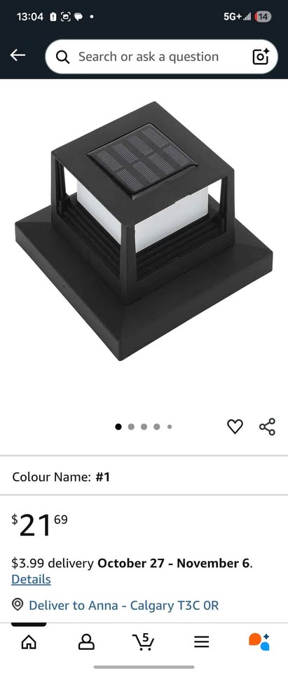 Light Outdoor, Outdoor Solar Post Caps Light - photo 4