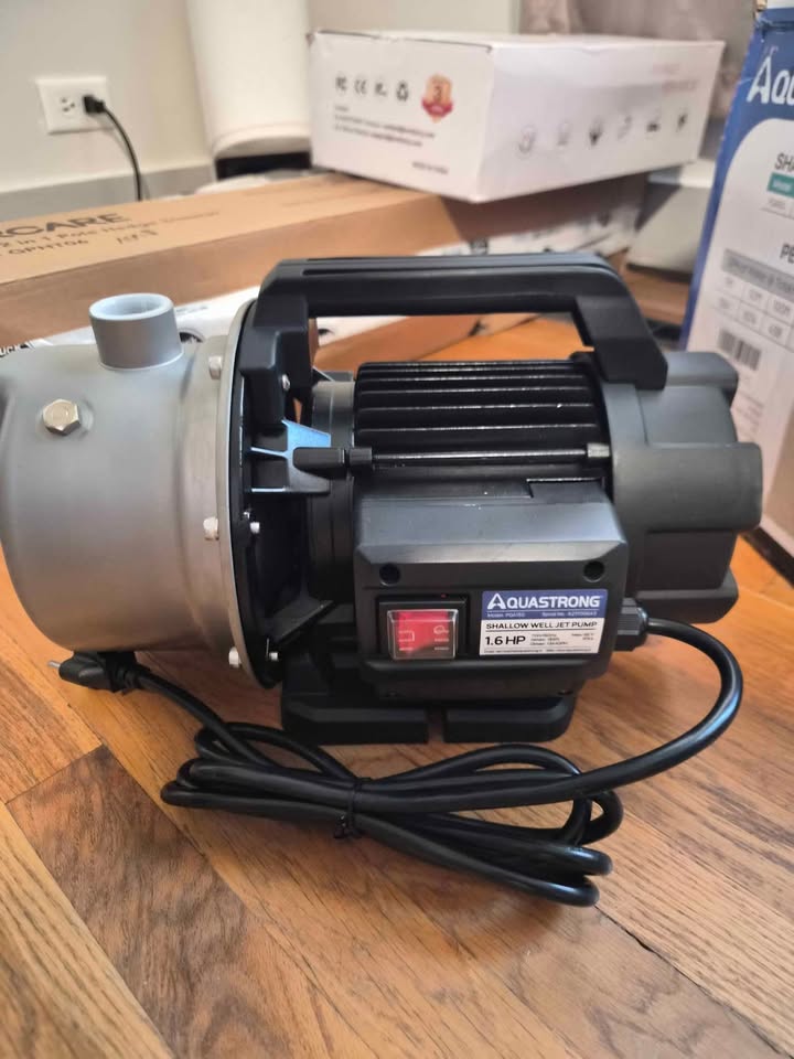 Aquastrong 1.6HP Portable Shallow Well Pump - photo 3