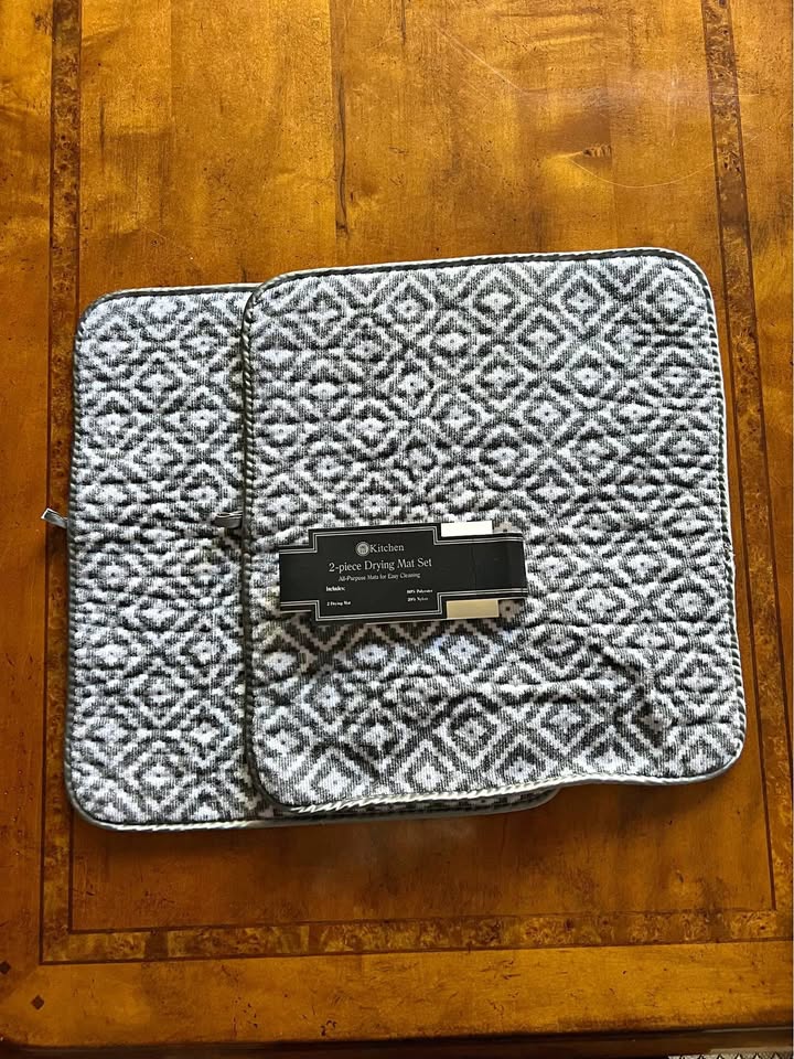 2-Piece Kitchen Drying Mat
