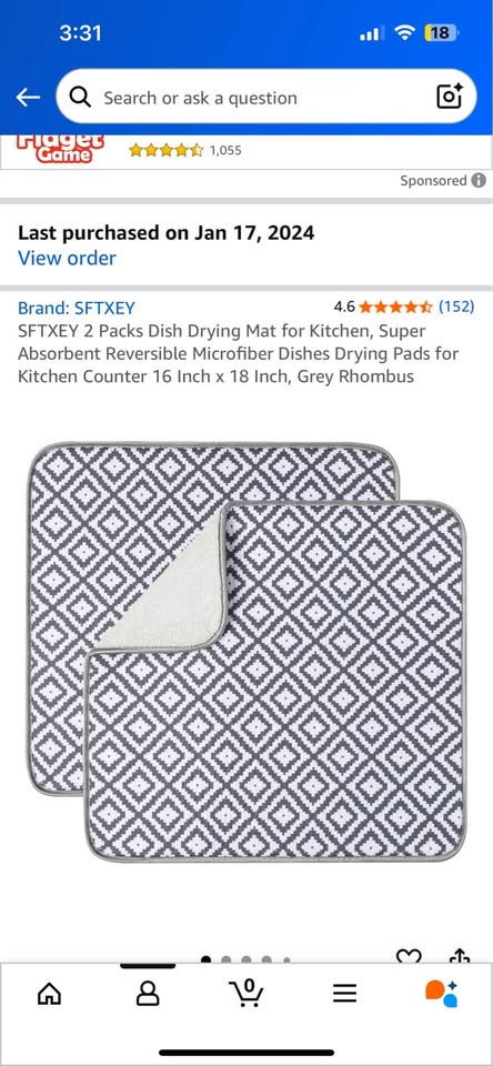 2-Piece Kitchen Drying Mat - photo 2