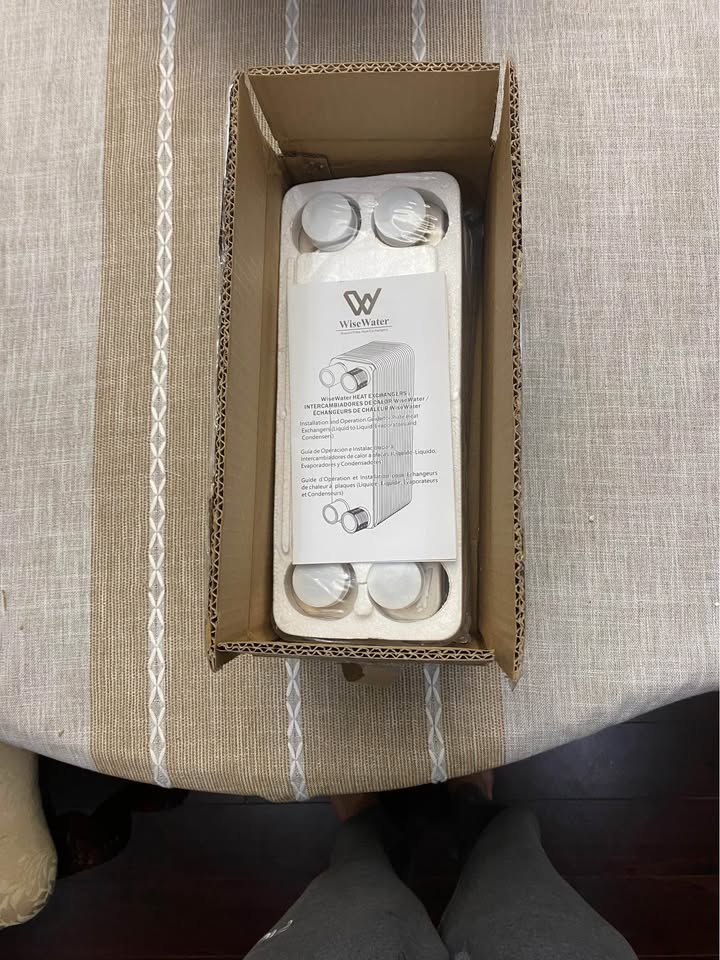 WiseWater Brazed Plate Heat Exchanger - Model BL26-10D - photo 2