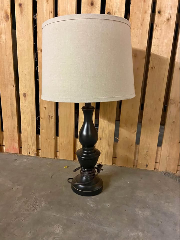 Lamp with shade