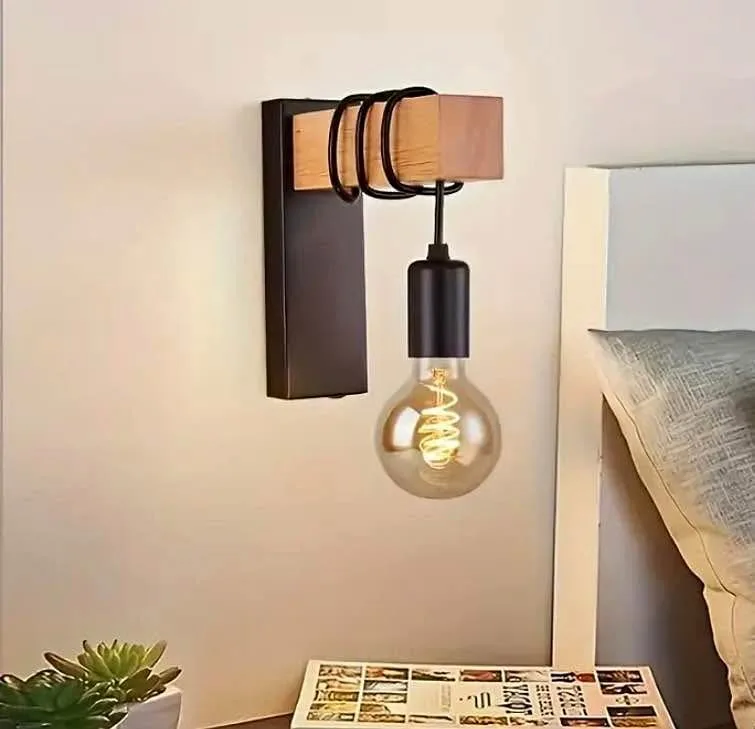 Industrial wall light sconce