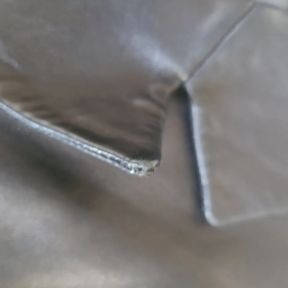 Sally & John NY Leather Trench Coat Jacket L image indicator(8)