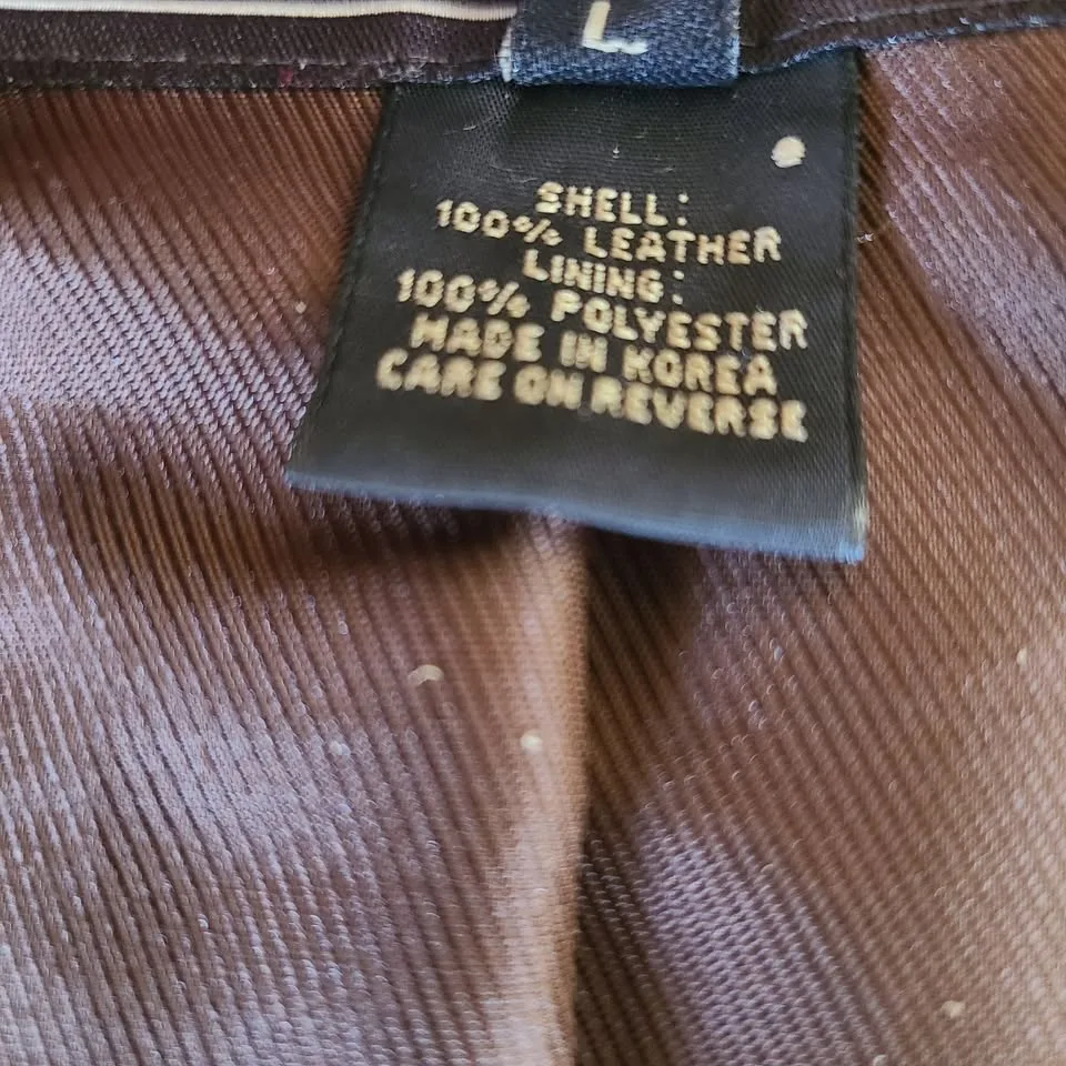 Coach Suede Leather Jacket Large Tan Camel Blazer image indicator(3)