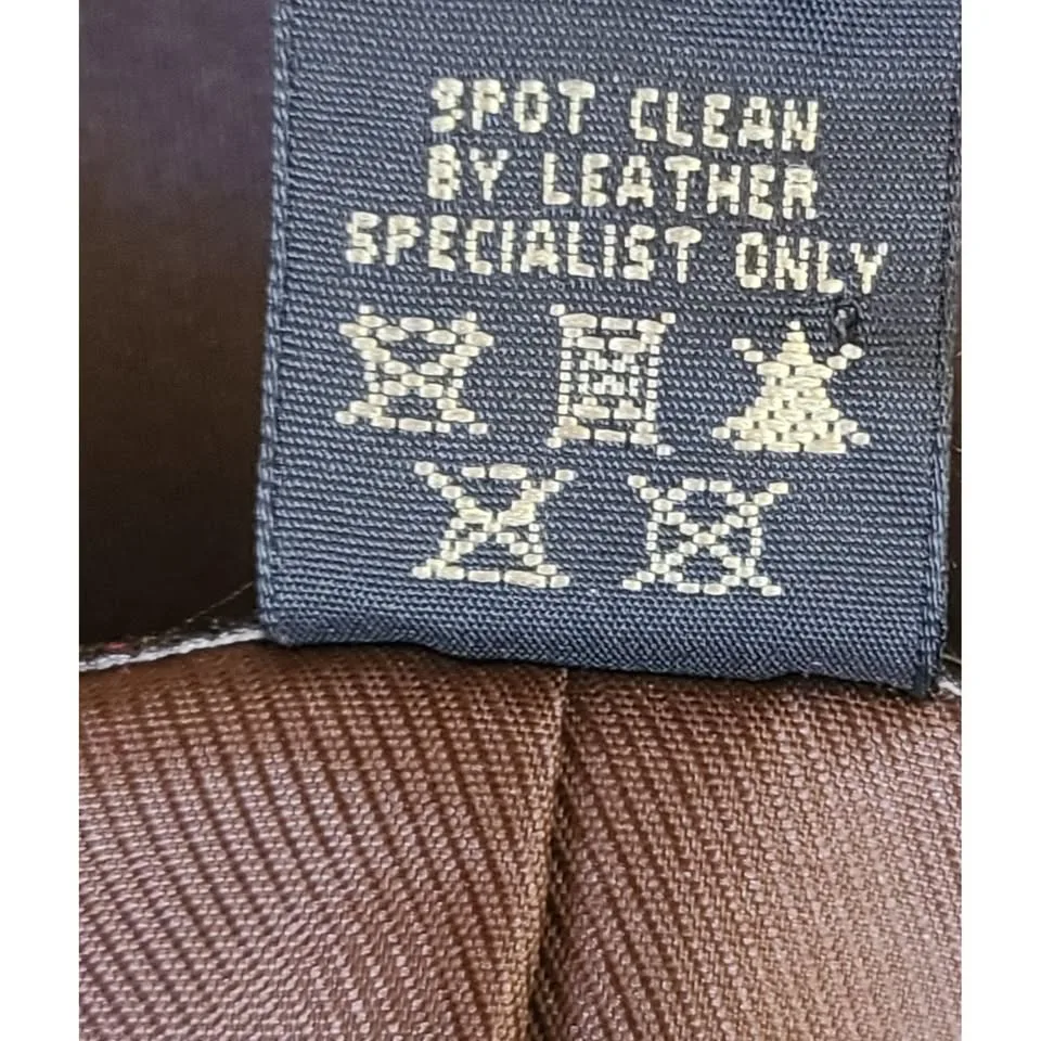 Coach Suede Leather Jacket Large Tan Camel Blazer image indicator(4)