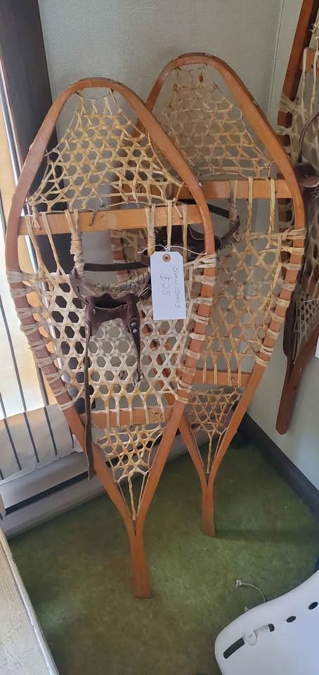 2 Paires de Raquettes Traditionnelles en Bois - photo 3