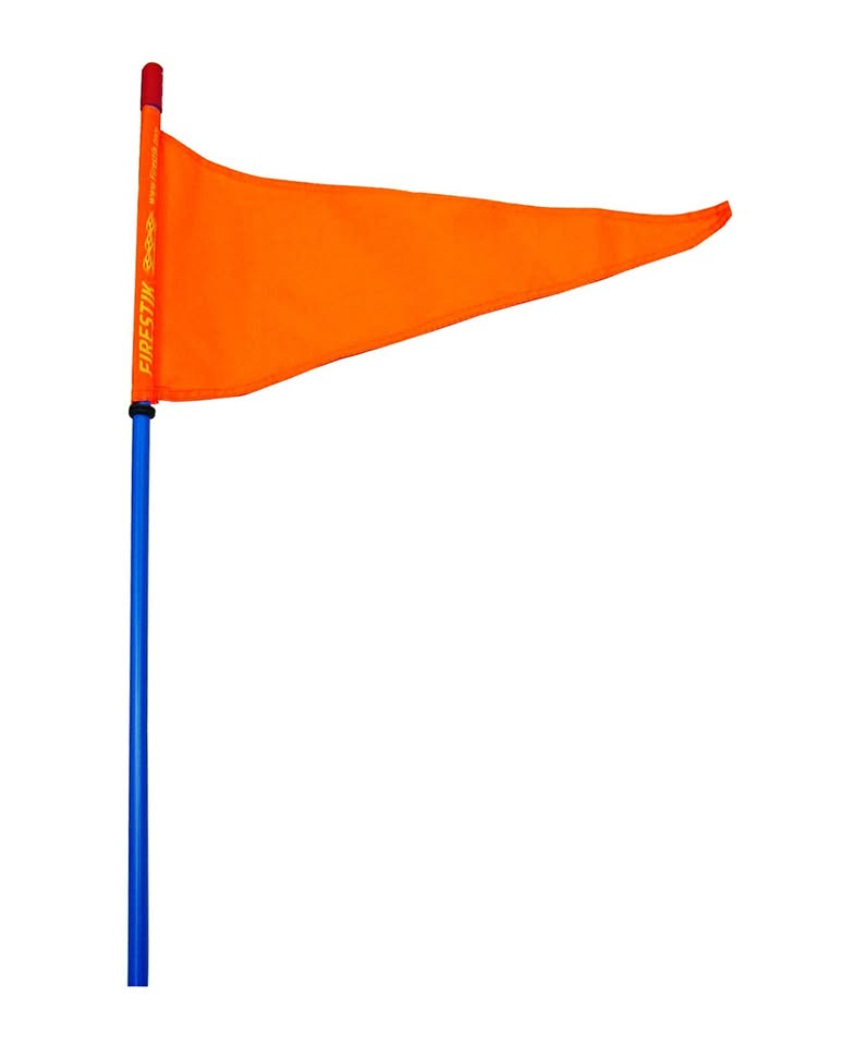 Firestik - Sr6-B 6' Blue Strobe Ready Stik With Safety Flag