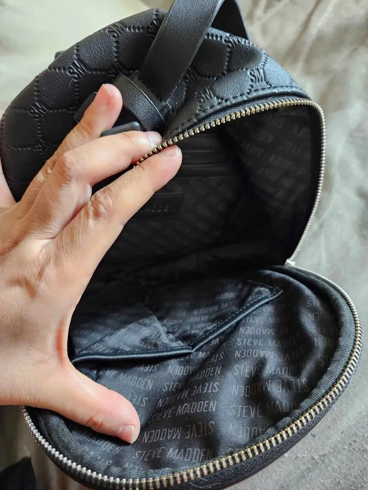 Steve Madden backpack with gold accents image indicator(5)