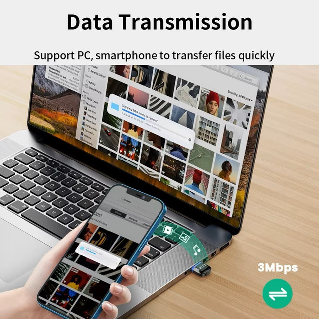 🔊 Bluetooth 5.4 USB Dongle for PC – Wireless Adapter - photo 3