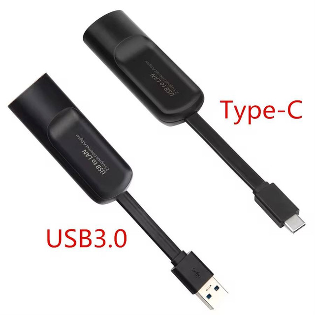 USB-C 2.5 Gigabit Ethernet Adapter – USB 3.0 to RJ45 LAN Wired - photo 5