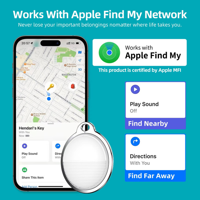 📍 Mini GPS Tracker for Apple — No Contracts, No Fees - photo 2