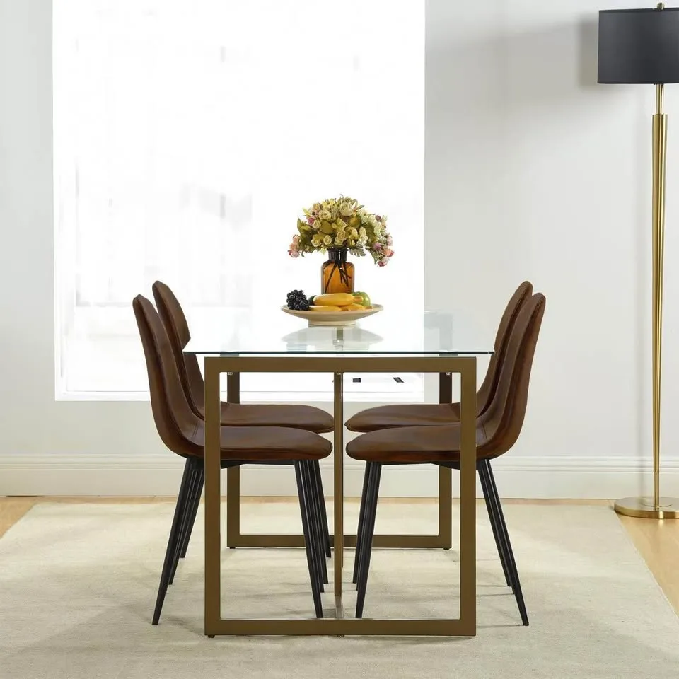 Set of 4 Dining Chairs - Upholstery Side Chair image indicator(5)