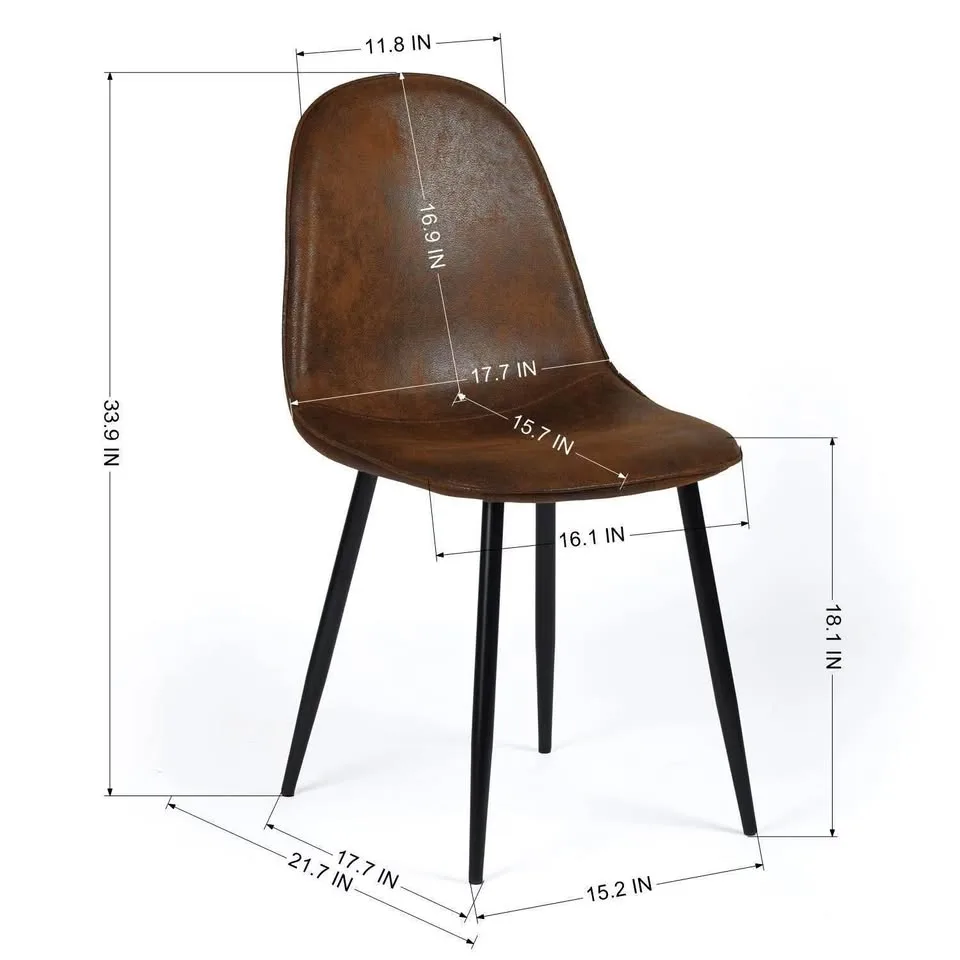 Set of 4 Dining Chairs - Upholstery Side Chair image indicator(7)