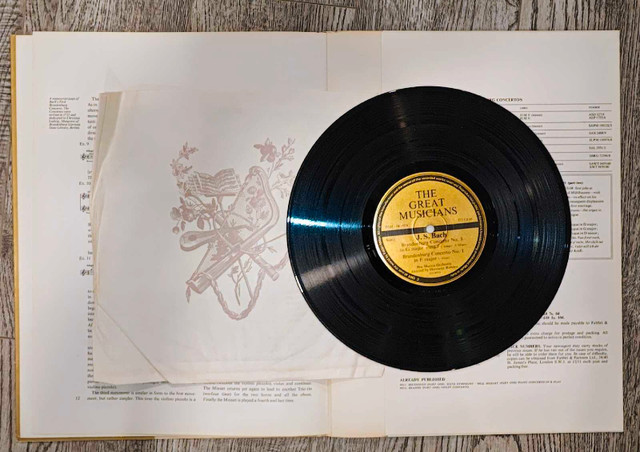 40x Vintage 'Great Musicians Series' Record & Booklet - photo 2
