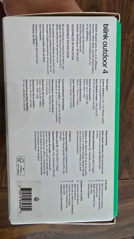 Blink Outdoor 4 Security Camera with Warranty image indicator(3)