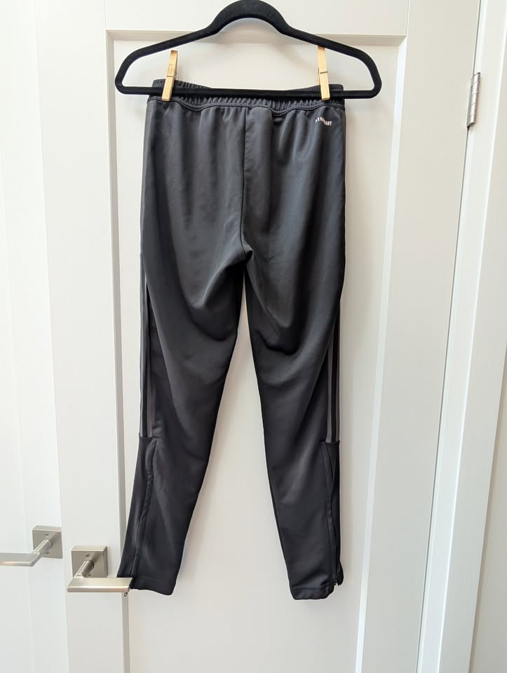 Adidas Athletic Soccer Primegreen Grey Training Pant Small - photo 5
