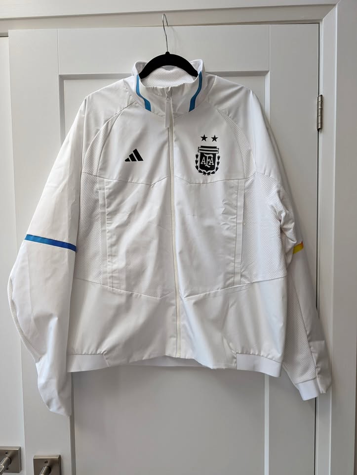Adidas Argentina Game Day Anthem Jacket (White/Multi) XL