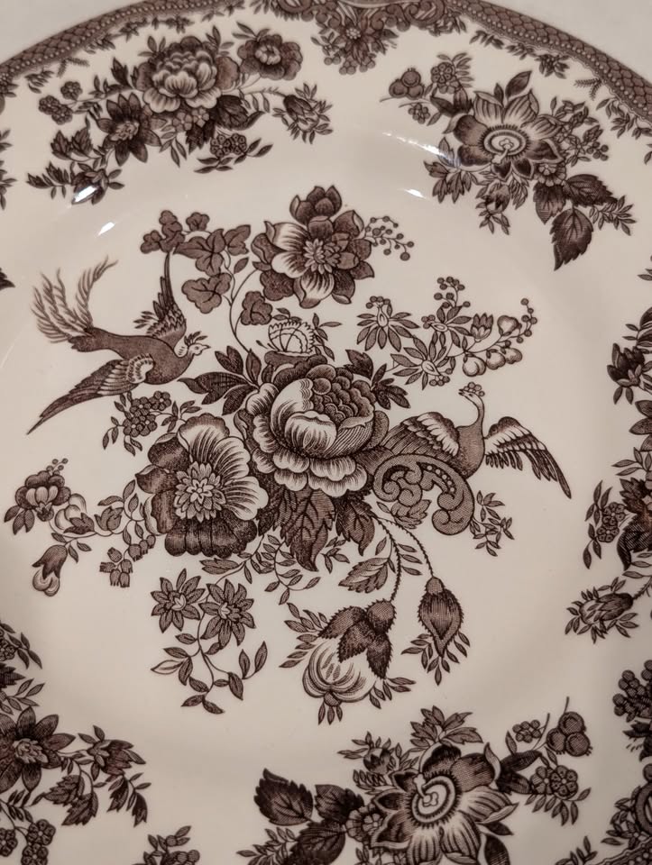 Royal Stafford Asiatic Pheasant Brown Dinner Plate - photo 2
