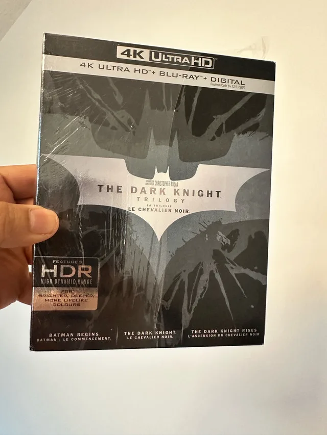 Batman 4k Ultra HD Dark Knight Trilogy thumbnail