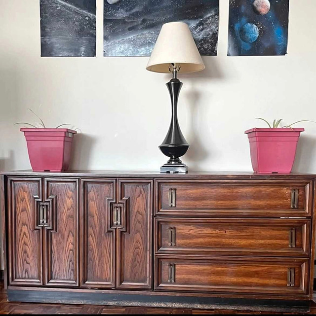 Vintage entry cabinet/ credenza/ storage cabinets