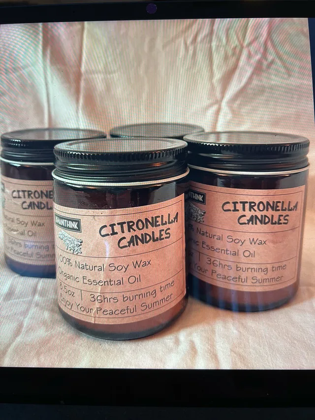 Citronella Candles (4 count) thumbnail