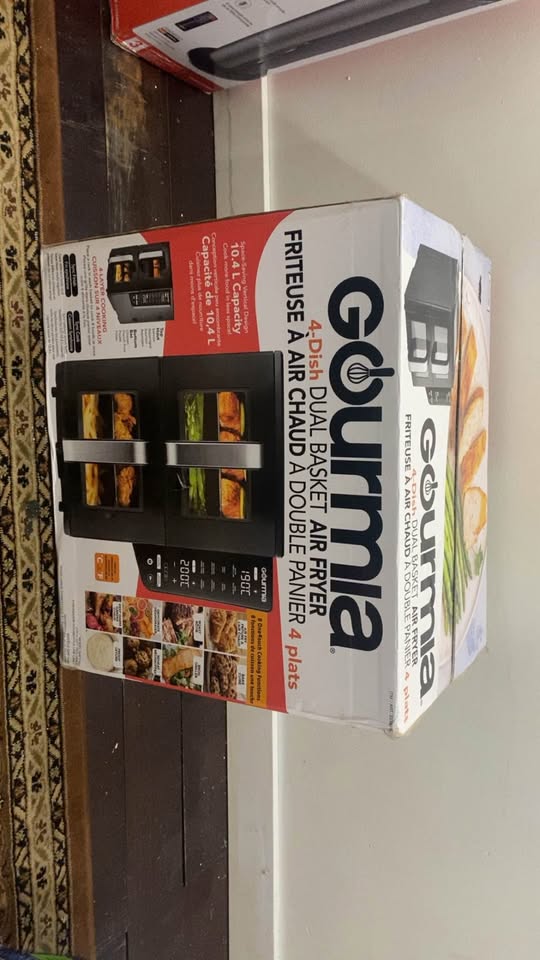 Gourmia 4-dish Dual Basket Air Fryer - photo 3