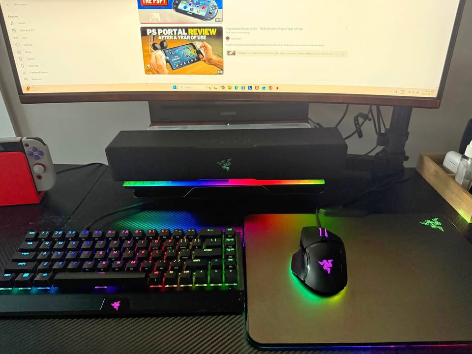 Razer Basilisk Blackwidow Firefly Leviathan Set
