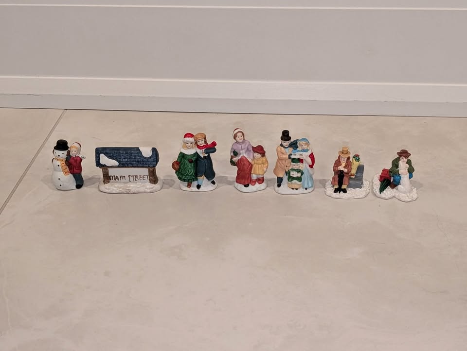 Christmas Village Characters and Accessory